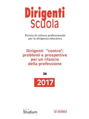 cover image of Dirigenti Scuola 36/2017
